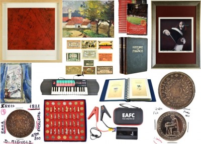Leilão On-line de Antiguidades - Numismática - Filatelia - Notgeld/Cédulas - Pintura Original - Literatura - Oportunidades...  Termina 4ª feira dia 18 de Junho entre as 22.00h e as 24.00h