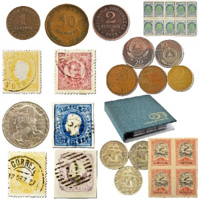 Leilão On-line - ESPECIAL - Numismática - Filatelia - Oportunidades...  Termina 4ª feira dia 09 de Julho entre as 22.00h e as 24.00h