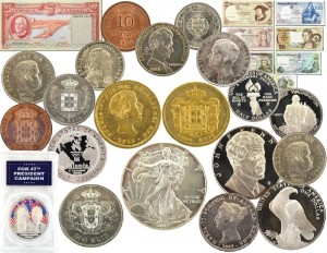 Leilão On-line - ESPECIAL - Moedas de OURO e PRATA - Numismática - Notafilia - Oportunidades...  Termina 5ª feira dia 16 de Outubro entre as 22.00h e as 24.00h