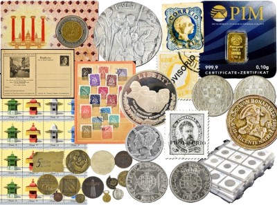 Leilão On-line - ESPECIAL - Numismática - Filatelia - Ouro - Prata - Oportunidades...  Termina 5ª feira dia 21 de Maio entre as 22.00h e as 24.00h