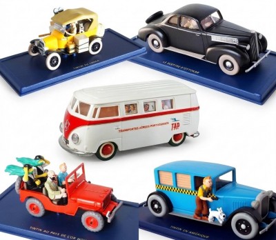 Leilão On-line - ESPECIAL - Miniaturas Automóvel de Coleção - En Voiture Tintin - Michel Vaillant - TAXI de LISBOA - Automóvel de Rally Escala 1:43, - Oportunidades...  Termina 3ª feira dia 25 d